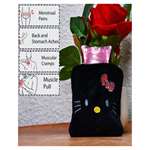 Black Hello Kitty Small Hot Water Bag With Cover